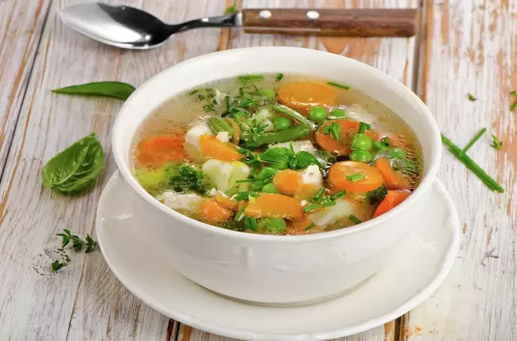 vegetable soup when you lose weight